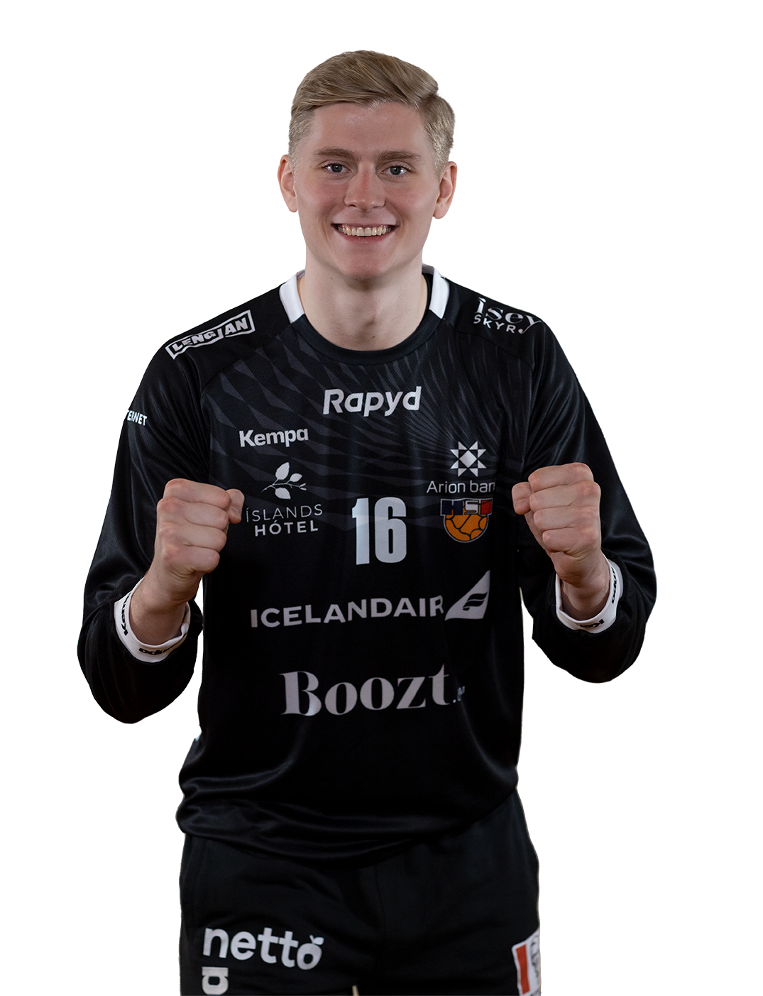 Viktor Gísli Torwart der isländischen Handballnationalmannschaft